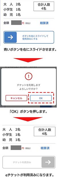 eチケットのイメージ