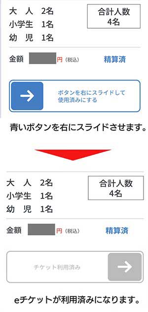 eチケットのイメージ