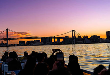 BLUE FRONT SHIBAURA（BFS）発着 サンセットクルーズ