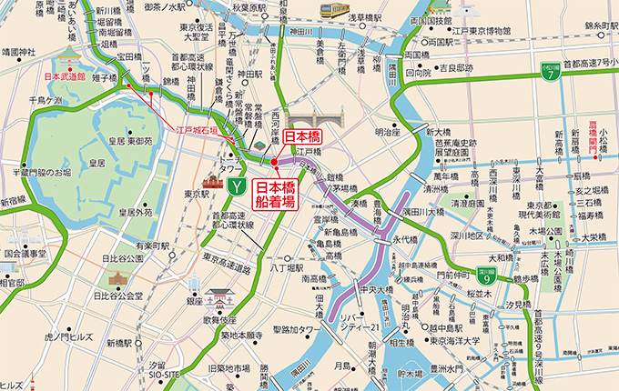 お月見クルーズ&日本橋三越本店のバイヤーセレクトのお弁当&お土産付(45分周遊)